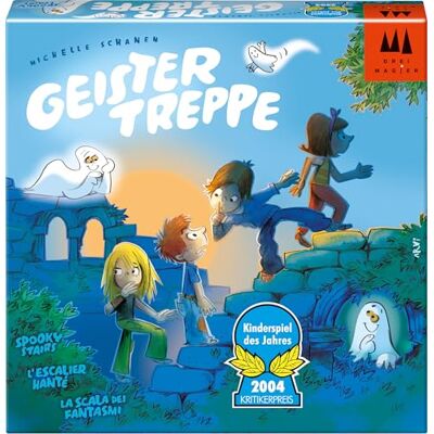 SCHMIDT Geistertreppe (kinderspel). De trap achtervolgt. Spooky Traps. De scala dei fantasmi: een magnetisch wisselspel met kinderspel van het jaar 2004. Origineel spel SCHMIDT Geistertreppe (kinderspel). De trap achtervolgt. Spooky Traps. De scala dei fantasmi: een magnetisch wisselspel met kinderspel van het jaar 2004. Origineel spel