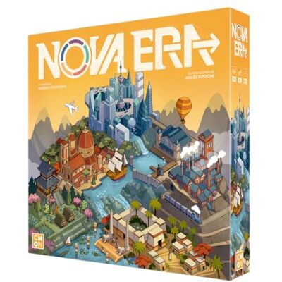 CMON Nova Era Bordspel van beschavingen vanaf 12 jaar, 2-4 spelers, 60 minuten per spel CMON Nova Era Bordspel van beschavingen vanaf 12 jaar, 2-4 spelers, 60 minuten per spel