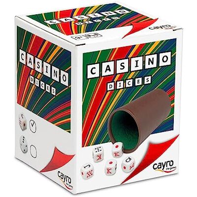Cayro Poker Casino Dice Cup – gevoerde beker Good Design – ideaal voor bordspellen – uniek design – als cadeau Cayro Poker Casino Dice Cup – gevoerde beker Good Design – ideaal voor bordspellen – uniek design – als cadeau