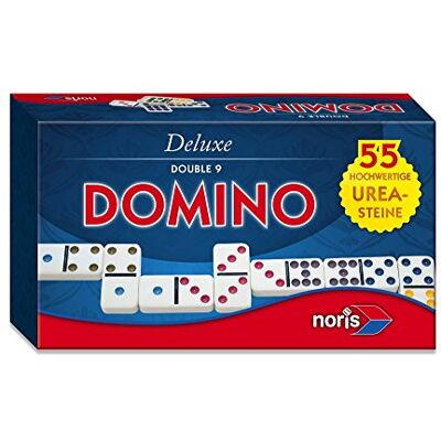 noris Double 9 Domino, Deluxe (spel) noris Double 9 Domino, Deluxe (spel)