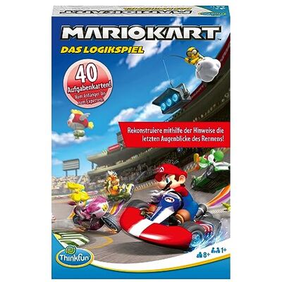 ThinkFun 76536 Mariokart Het logische spel Het snelle spel van combinatie en deductie. Gebruik logica om erachter te komen wie de race zal winnen! ThinkFun 76536 Mariokart Het logische spel Het snelle spel van combinatie en deductie. Gebruik logica om erachter te komen wie de race zal winnen!