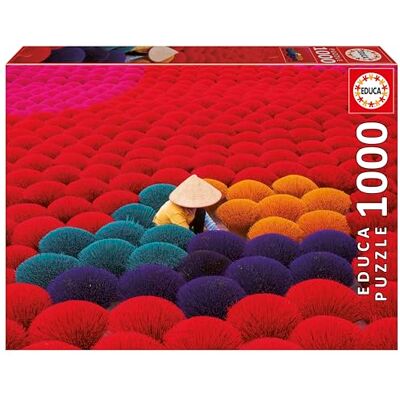 Educa 1000 stukjes puzzel voor volwassenen Het wierookdorp Afmetingen: 68 x 48 cm. Vanaf 14 jaar (20282) Educa 1000 stukjes puzzel voor volwassenen Het wierookdorp Afmetingen: 68 x 48 cm. Vanaf 14 jaar (20282)