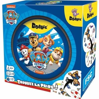 Dobble Asmodee : Paw Patrol gezelschapsspellen kaarten observatie en snelheid volwassenen en kinderen vanaf 6 jaar 2 tot 8 spelers 15 minuten Franse versie Dobble Asmodee : Paw Patrol gezelschapsspellen kaarten observatie en snelheid volwassenen en kinderen vanaf 6 jaar 2 tot 8 spelers 15 minuten Franse versie