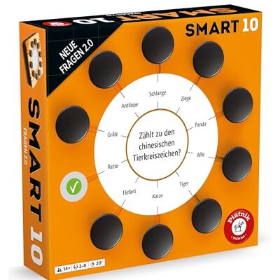 Piatnik Smart 10 Zusatzfragen (spelaccessoire): vragen 2 Piatnik Smart 10 Zusatzfragen (spelaccessoire): vragen 2