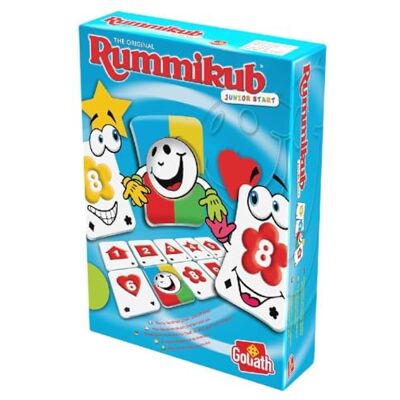 Goliath Rummikub The Original Junior Travel, voor kinderen vanaf 4 jaar, reisspel voor 2 tot 4 spelers Goliath Rummikub The Original Junior Travel, voor kinderen vanaf 4 jaar, reisspel voor 2 tot 4 spelers
