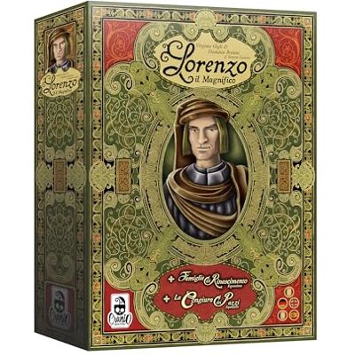 Cranio Creations Heidelberger Spieleverlag Lorenzo the Magnificent: Deluxe Edition Meertalig Werkplek voor 2-5 personen 12 jaar Cranio Creations Heidelberger Spieleverlag Lorenzo the Magnificent: Deluxe Edition Meertalig Werkplek voor 2-5 personen 12 jaar