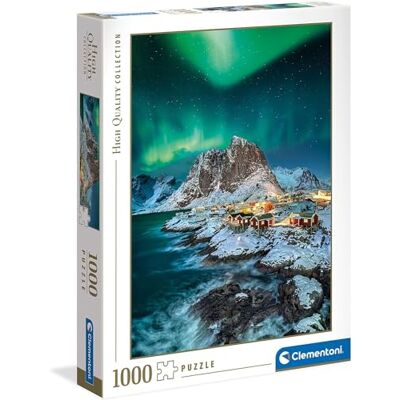 Clementoni Lofoten Islands-puzzel voor volwassenen, 1000 stukjes, gemaakt in Italië, meerkleurig, 39601 Clementoni Lofoten Islands-puzzel voor volwassenen, 1000 stukjes, gemaakt in Italië, meerkleurig, 39601