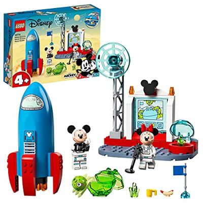 Lego 10774 Disney Mickey Mouse & Minnie Mouse ruimteraket, Speelgoed voor Kinderen Van 4 Jaar en Ouder met Raket Lego 10774 Disney Mickey Mouse & Minnie Mouse ruimteraket, Speelgoed voor Kinderen Van 4 Jaar en Ouder met Raket