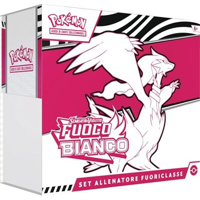 Pokémon GCC: Off-class trainerset gewijd aan Reshiram van Scarlet en Purple Expansion Wit vuur, met een kaart in volledige vorm van Tornadus, negen uitbreidingsenveloppen en premium accessoires Pokémon GCC: Off-class trainerset gewijd aan Reshiram van Scarlet en Purple Expansion Wit vuur, met een kaart in volledige vorm van Tornadus, negen uitbreidingsenveloppen en premium accessoires
