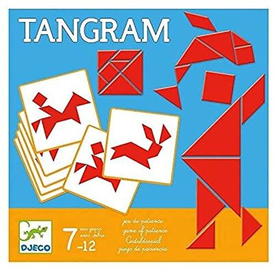 Djeco DJ08470 Tangram spel, speelgoed vanaf 8 jaar Djeco DJ08470 Tangram spel, speelgoed vanaf 8 jaar