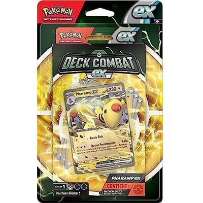 Pokémon Battle Deck: Pharamp-ex of Lucario-ex Willekeurig model Bordspellen Kaarten Verzamelkaarten Vanaf 6 jaar Pokémon Battle Deck: Pharamp-ex of Lucario-ex Willekeurig model Bordspellen Kaarten Verzamelkaarten Vanaf 6 jaar