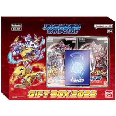 BANDAI Digimon Kaartspel: cadeauset 2022 (GB-02), verzamelkaartspel, vanaf 15 jaar, 2 spelers, speeltijd van 20 tot 30 minuten BANDAI Digimon Kaartspel: cadeauset 2022 (GB-02), verzamelkaartspel, vanaf 15 jaar, 2 spelers, speeltijd van 20 tot 30 minuten