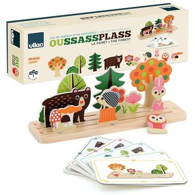Vilac Oussassplass Het bos Ingela P.Arrhenius 9 stuks van hout + 60 speelkaarten met schaalbare moeilijkheidsniveaus Houten kinderspel Vanaf 3 jaar 7634 Vilac Oussassplass Het bos Ingela P.Arrhenius 9 stuks van hout + 60 speelkaarten met schaalbare moeilijkheidsniveaus Houten kinderspel Vanaf 3 jaar 7634