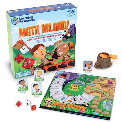 Learning Resources Maths Island! 8-delige set voor bijvullen en aftrekken, meerkleurig Learning Resources Maths Island! 8-delige set voor bijvullen en aftrekken, meerkleurig