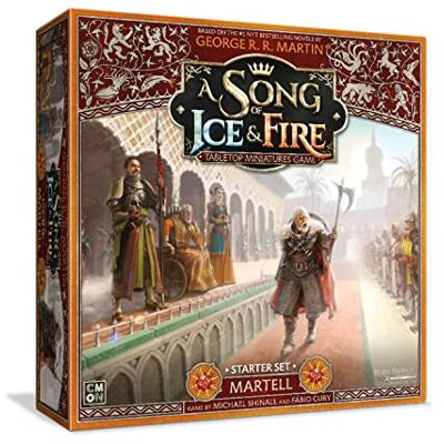 CMON A Song of Ice and Fire Martell figuurspel, strategiespel voor jongeren en volwassenen, vanaf 14 jaar, 2 spelers, gemiddelde speelduur 45-60 minuten, gemaakt door CMON A Song of Ice and Fire Martell figuurspel, strategiespel voor jongeren en volwassenen, vanaf 14 jaar, 2 spelers, gemiddelde speelduur 45-60 minuten, gemaakt door