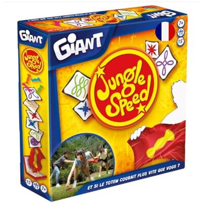 Asmodee Jungle Speed Giant Bordspellen Binnen/buiten kaartspel Observatie en snelheid Volwassenen en kinderen vanaf 7 jaar 3 tot 9 spelers 15 minuten Franse versie Asmodee Jungle Speed Giant Bordspellen Binnen/buiten kaartspel Observatie en snelheid Volwassenen en kinderen vanaf 7 jaar 3 tot 9 spelers 15 minuten Franse versie