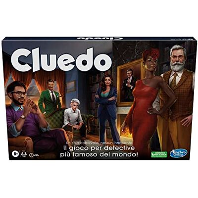 Hasbro Cluedo Classico Refresh (boxspel, ), voor kinderen en meisjes vanaf 8 jaar, Cluedo herzien voor 2 tot 6 spelers, mysteriespellen en familieonderzoeken Hasbro Cluedo Classico Refresh (boxspel, ), voor kinderen en meisjes vanaf 8 jaar, Cluedo herzien voor 2 tot 6 spelers, mysteriespellen en familieonderzoeken