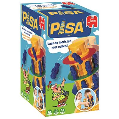 Jumbo Toren van Pisa Origineel Spel Tafelspellen Kinderen vanaf 4 jaar Nederlands Stapelspellen Actiespellen voor kinderen Jumbo Toren van Pisa Origineel Spel Tafelspellen Kinderen vanaf 4 jaar Nederlands Stapelspellen Actiespellen voor kinderen