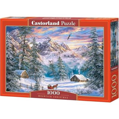 Castorland C-104680-2 Mountain Christmas-1000 Stukjes Puzzel Veelkleurig 1000 stukjes Castorland C-104680-2 Mountain Christmas-1000 Stukjes Puzzel Veelkleurig 1000 stukjes