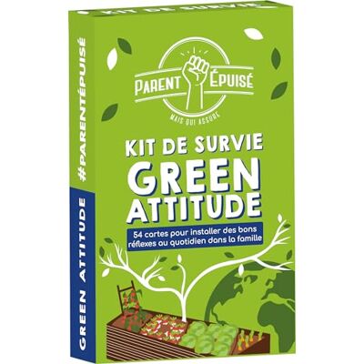 Asmodee Funomenum Ouder uitverkocht: Green Attitude Survival Kit Bordspellen Kaartspellen Kinderspelletjes vanaf 4 jaar 2 spelers Franse versie Asmodee Funomenum Ouder uitverkocht: Green Attitude Survival Kit Bordspellen Kaartspellen Kinderspelletjes vanaf 4 jaar 2 spelers Franse versie