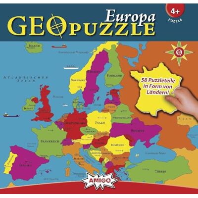 AMIGO GeoPuzzle Europa AMIGO GeoPuzzle Europa