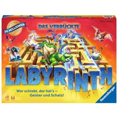 Ravensburger 26955 Het gekke doolhof klassieke speelklassieker voor 2 4 personen vanaf 7 jaar: Wie duwt, heeft het – geesten en de schat! Ravensburger 26955 Het gekke doolhof klassieke speelklassieker voor 2 4 personen vanaf 7 jaar: Wie duwt, heeft het – geesten en de schat!