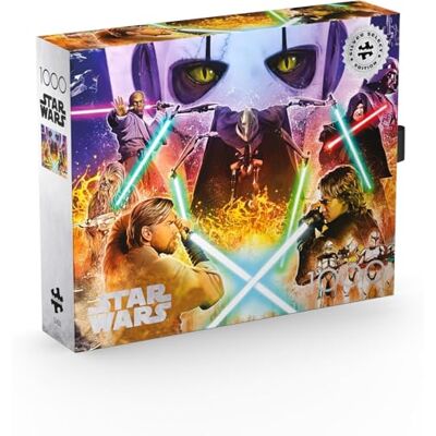 Buffalo Games Silver Select Star Wars If You're Not with Me 1000 stukjes puzzel voor volwassenen perfect voor spelavonden afgewerkte afmetingen 68 x 50 cm Buffalo Games Silver Select Star Wars If You're Not with Me 1000 stukjes puzzel voor volwassenen perfect voor spelavonden afgewerkte afmetingen 68 x 50 cm