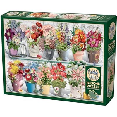 Cobble Hill Puzzels Bloemenstrepen 1000 delen: CE-gecertificeerd Cobble Hill Puzzels Bloemenstrepen 1000 delen: CE-gecertificeerd
