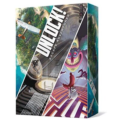 Asmodee Unlock Escape Adventures Escape Room gezelschapsspel voor volwassenen en gezinnen Vanaf 10 jaar Van 2 tot 6 spelers 60 minuten per spel Asmodee Unlock Escape Adventures Escape Room gezelschapsspel voor volwassenen en gezinnen Vanaf 10 jaar Van 2 tot 6 spelers 60 minuten per spel