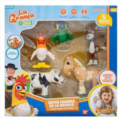 BANDAI Zenon's boerderij AR85500 – set van 5 super Zenon-figuren, meerkleurig verkent de wereld met de set super zenon-figuren, totaal plezier. BANDAI Zenon's boerderij AR85500 – set van 5 super Zenon-figuren, meerkleurig verkent de wereld met de set super zenon-figuren, totaal plezier.