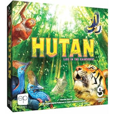 USAopoly HUTAN: Life in the Rainforest Tile Placement Board Game voor Families en Vrienden 1-4 spelers 30-45 minuten Leeftijd 8+ Engels USAopoly HUTAN: Life in the Rainforest Tile Placement Board Game voor Families en Vrienden 1-4 spelers 30-45 minuten Leeftijd 8+ Engels