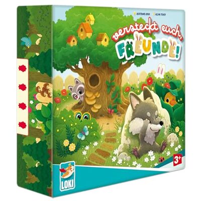 Loki Verberg jezelf, vrienden! Kinderspel vanaf 4 jaar spannend verstopperspel voor 2-6 spelers Creatieve dierenfiguren en wolvenmaskers Loki Verberg jezelf, vrienden! Kinderspel vanaf 4 jaar spannend verstopperspel voor 2-6 spelers Creatieve dierenfiguren en wolvenmaskers