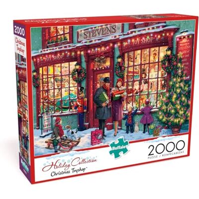 Buffalo Games Steve Read – Christmas Toyshop – 2000 stukjes Jigsaw puzzel voor volwassenen – uitdagingspuzzel perfect voor Game Nights – afgewerkte afmetingen is 38,50 x 26,50 cm Buffalo Games Steve Read – Christmas Toyshop – 2000 stukjes Jigsaw puzzel voor volwassenen – uitdagingspuzzel perfect voor Game Nights – afgewerkte afmetingen is 38,50 x 26,50 cm