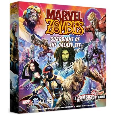 CMON Marvel Zombies Guardians of The Galaxy Expansion strategiespel, coöperatief spel voor kinderen en volwassenen, zombie bordspel, leeftijd 14+, 1-6 spelers, 90 minuten spel, gemaakt door CMON Marvel Zombies Guardians of The Galaxy Expansion strategiespel, coöperatief spel voor kinderen en volwassenen, zombie bordspel, leeftijd 14+, 1-6 spelers, 90 minuten spel, gemaakt door