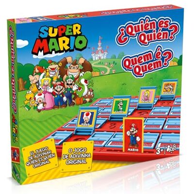 Winning Moves Guess Who Super Mario gezelschapsspel wie is wie Ideaal voor kinderen vanaf 3 jaar vooruit, dit spel voor 2 spelers brengt je favoriete personages uit Super Mario. Winning Moves Guess Who Super Mario gezelschapsspel wie is wie Ideaal voor kinderen vanaf 3 jaar vooruit, dit spel voor 2 spelers brengt je favoriete personages uit Super Mario.