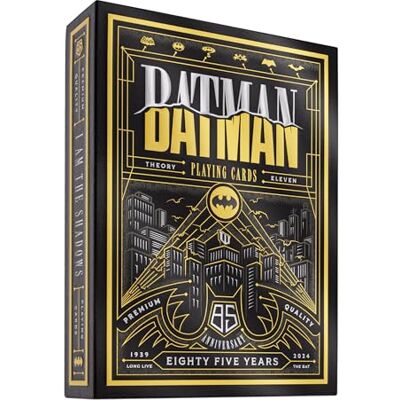 Theory11 Batman speelkaarten 85e verjaardag vanaf 5 jaar, hoogwaardige speelkaarten, pokerformaat Theory11 Batman speelkaarten 85e verjaardag vanaf 5 jaar, hoogwaardige speelkaarten, pokerformaat