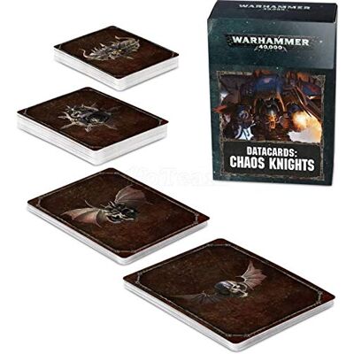 Games Workshop Warhammer 40 K – Datacards V.8 Chaos Knights (FR) Games Workshop Warhammer 40 K – Datacards V.8 Chaos Knights (FR)