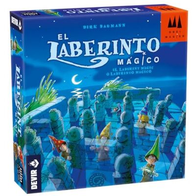 Devir Het magische doolhof, gezelschapsspel voor kinderen, 2-4 spelers, spel met magneten, vanaf 6 jaar, Spel van de jaren (BGLAB) Devir Het magische doolhof, gezelschapsspel voor kinderen, 2-4 spelers, spel met magneten, vanaf 6 jaar, Spel van de jaren (BGLAB)