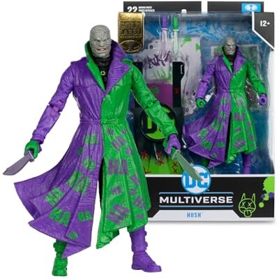 Bizak McFarlane Toys DC Multiverse Hush 64387217 Batman verzamelfiguur DC met unieke verzamelkarakterkaart, vanaf 12 jaar, 18 cm Bizak McFarlane Toys DC Multiverse Hush 64387217 Batman verzamelfiguur DC met unieke verzamelkarakterkaart, vanaf 12 jaar, 18 cm