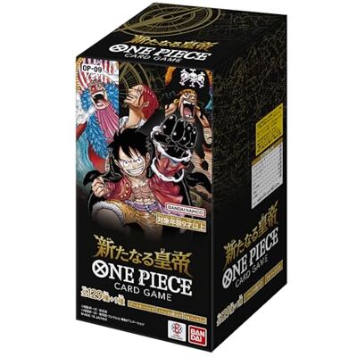 BANDAI One Piece The New Emperor OP-09 24 verpakkingen van 6 kaarten per verpakking BANDAI One Piece The New Emperor OP-09 24 verpakkingen van 6 kaarten per verpakking