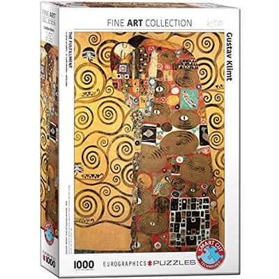 EuroGraphics The Fulfillment by Gustav Klimt puzzel (1000 stukjes) EuroGraphics The Fulfillment by Gustav Klimt puzzel (1000 stukjes)