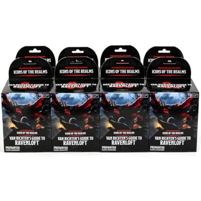 WizKids Dungeons and Dragons Kingdoms Pictogrammen – Van Richten's Guide to Ravenloft (21 stuks) 8 karaat, booster steen, DnD miniaturen WizKids Dungeons and Dragons Kingdoms Pictogrammen – Van Richten's Guide to Ravenloft (21 stuks) 8 karaat, booster steen, DnD miniaturen