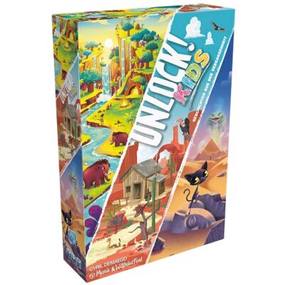 Asmodee Unlock Kids: Geschichten uit het Vergangenheit spel, SCOD0103, meerkleurig, kleurrijk, 1. Box Duitse versie Asmodee Unlock Kids: Geschichten uit het Vergangenheit spel, SCOD0103, meerkleurig, kleurrijk, 1. Box Duitse versie