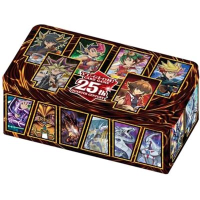 Konami Yu-Gi-Oh! TRADING CARD GAME Tin of Dueling Heroes 25th Anniversary Duitse editie 1e editie Konami Yu-Gi-Oh! TRADING CARD GAME Tin of Dueling Heroes 25th Anniversary Duitse editie 1e editie