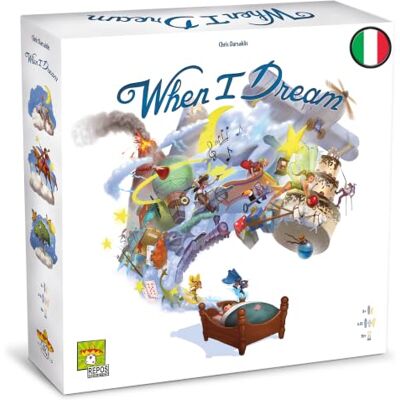 Asmodee When I Dream, tafelspel, 4-10 spelers, 8+ jaar, editie in het Italiaans Asmodee When I Dream, tafelspel, 4-10 spelers, 8+ jaar, editie in het Italiaans