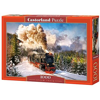 Castorland Dampfeisenbahn (puzzel): Stoomtrein Castorland Dampfeisenbahn (puzzel): Stoomtrein