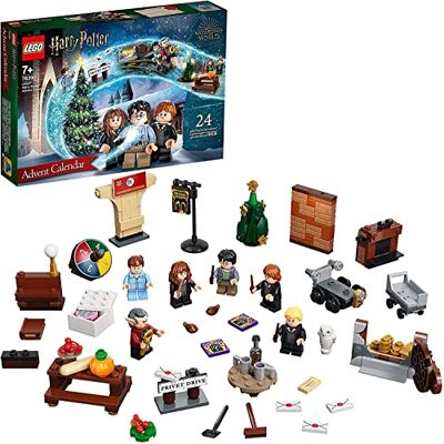 Lego 76390 Harry Potter adventskalender 2021, speelgoed en cadeau voor kinderen vanaf 7 jaar, met 6 mini-figuren Harry Potter Lego 76390 Harry Potter adventskalender 2021, speelgoed en cadeau voor kinderen vanaf 7 jaar, met 6 mini-figuren Harry Potter
