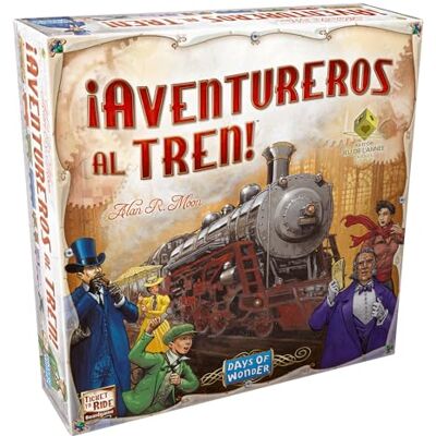 Days of Wonder Edge Entertainment EDGDW7201 gezelschapsspel ¡Aventureros al Tren!, Noord-Amerika Spaans Days of Wonder Edge Entertainment EDGDW7201 gezelschapsspel ¡Aventureros al Tren!, Noord-Amerika Spaans