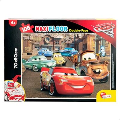 Disney Liscianigiochi, 3 Racer Cars The Movie Puzzle DF Supermaxi, 108 stukjes, meerkleurig, 63963.0 Disney Liscianigiochi, 3 Racer Cars The Movie Puzzle DF Supermaxi, 108 stukjes, meerkleurig, 63963.0