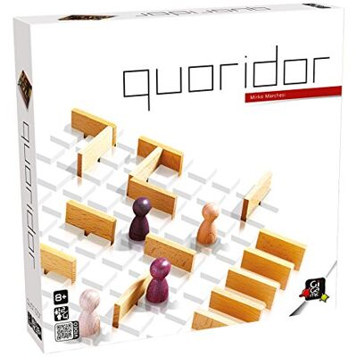 Gigamic Quoridor Classic FR, 2-4 spelers, Bruin, Beige Gigamic Quoridor Classic FR, 2-4 spelers, Bruin, Beige